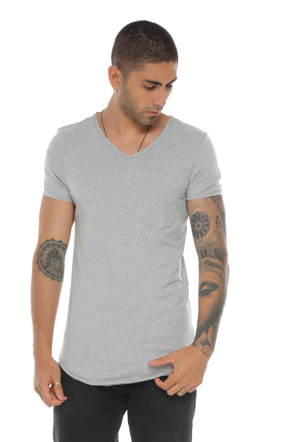 Camiseta Vazzic  Algodón Gray Intense