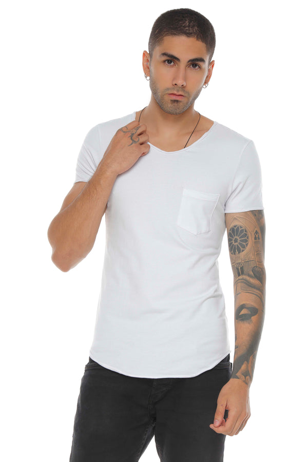 Camiseta Vazzic  Algodón White Intense